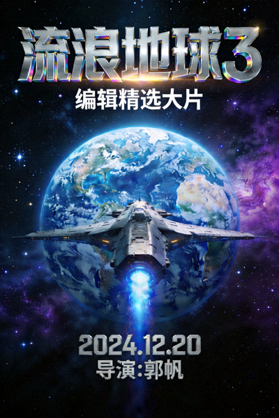 编辑精选大片《流浪地球3》科幻电影海报